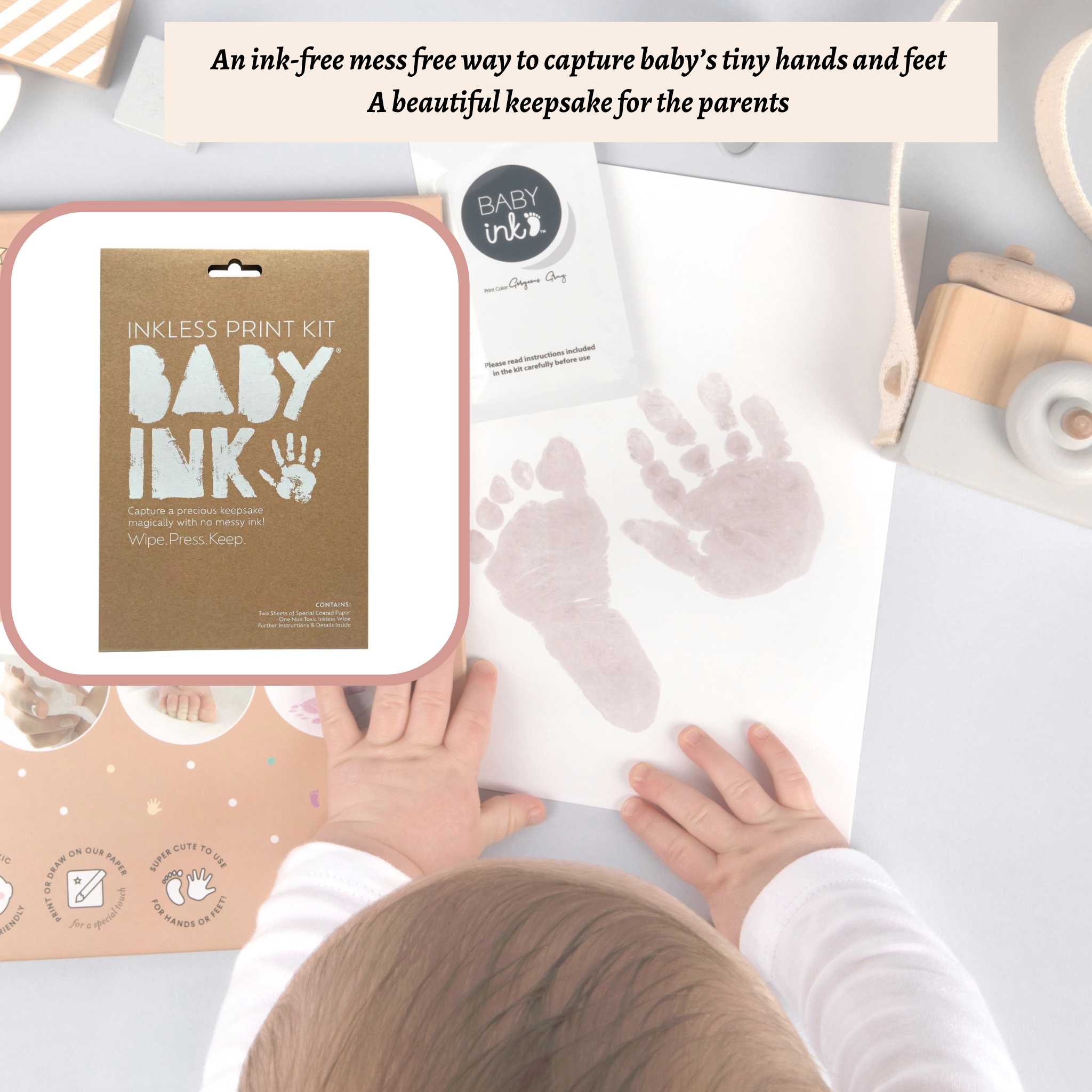 Babyink inkless print kit