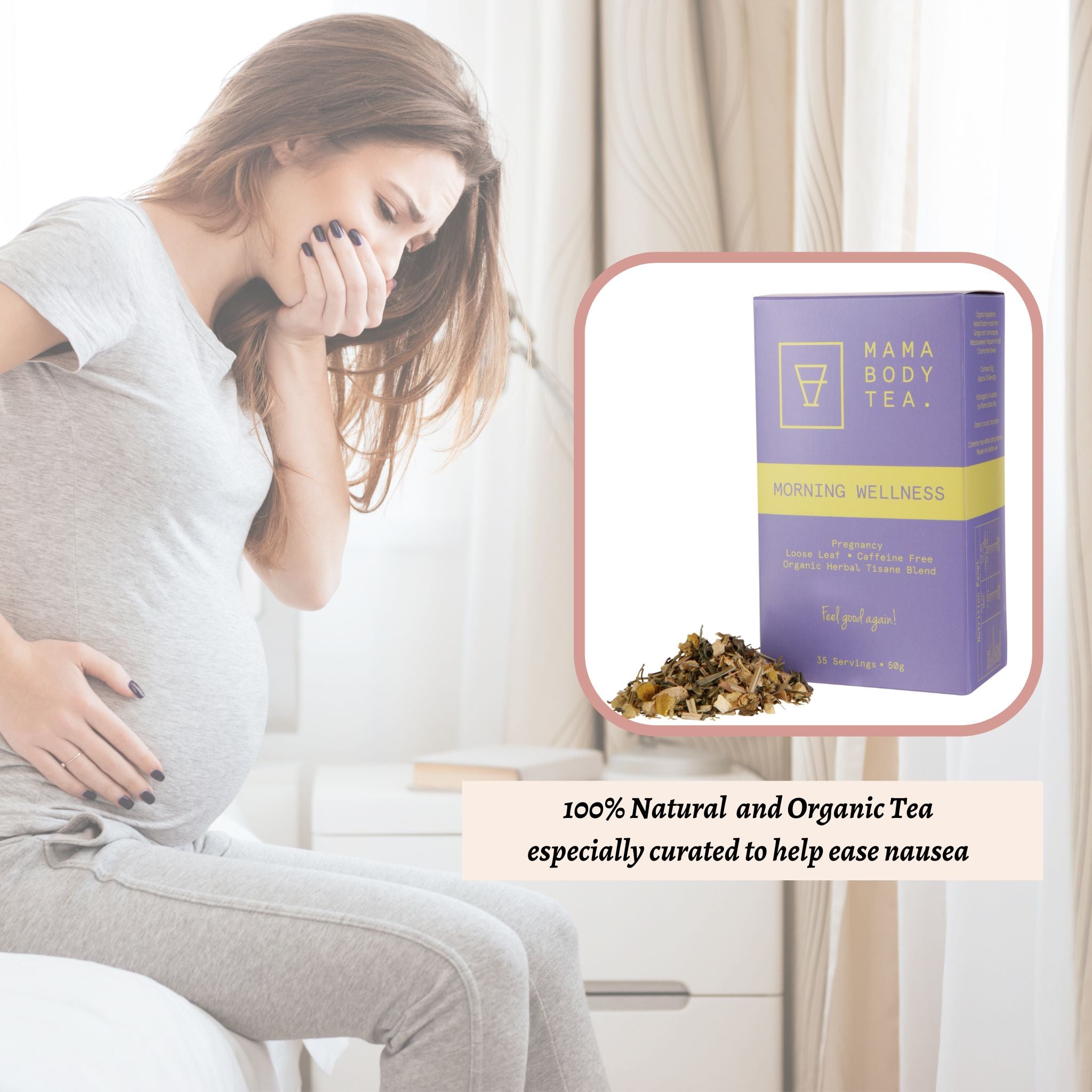 Morning sickness tea for pregnancy