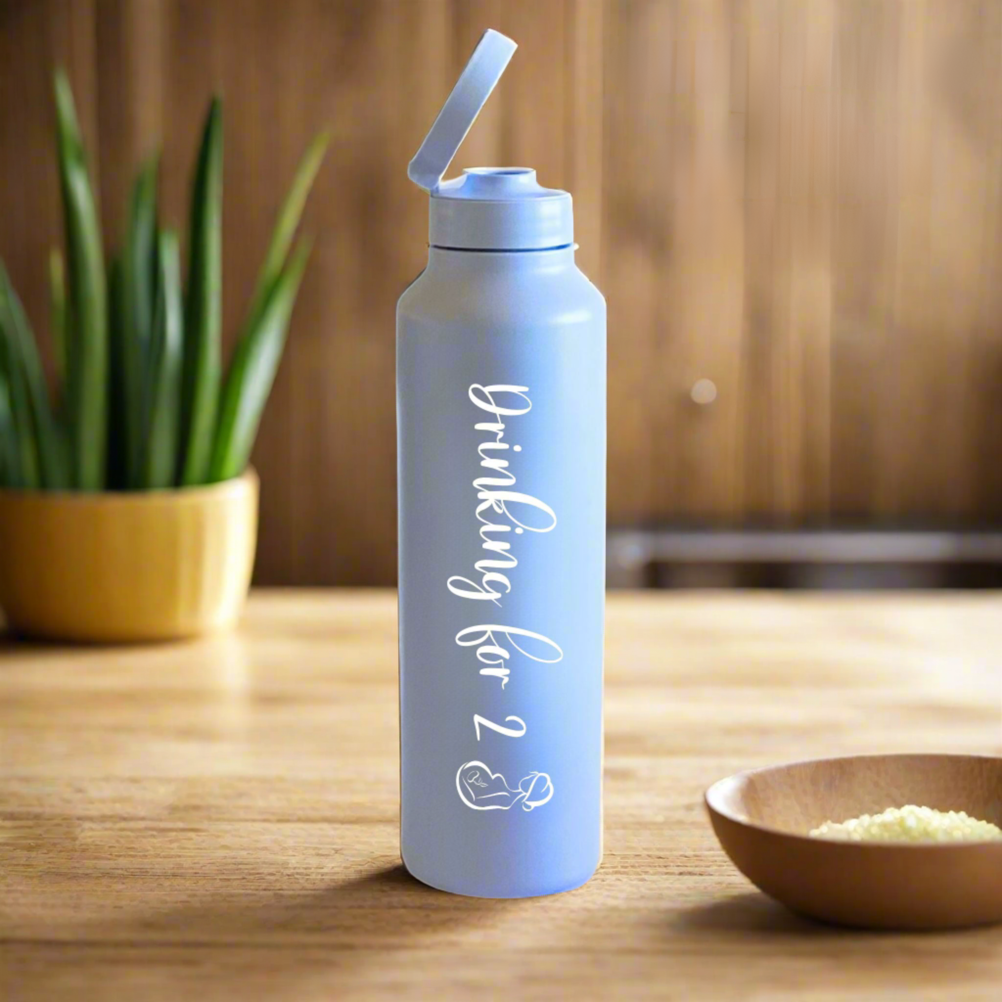 pregnancy safe water bottle made from natural sugarcane, drink bottle
