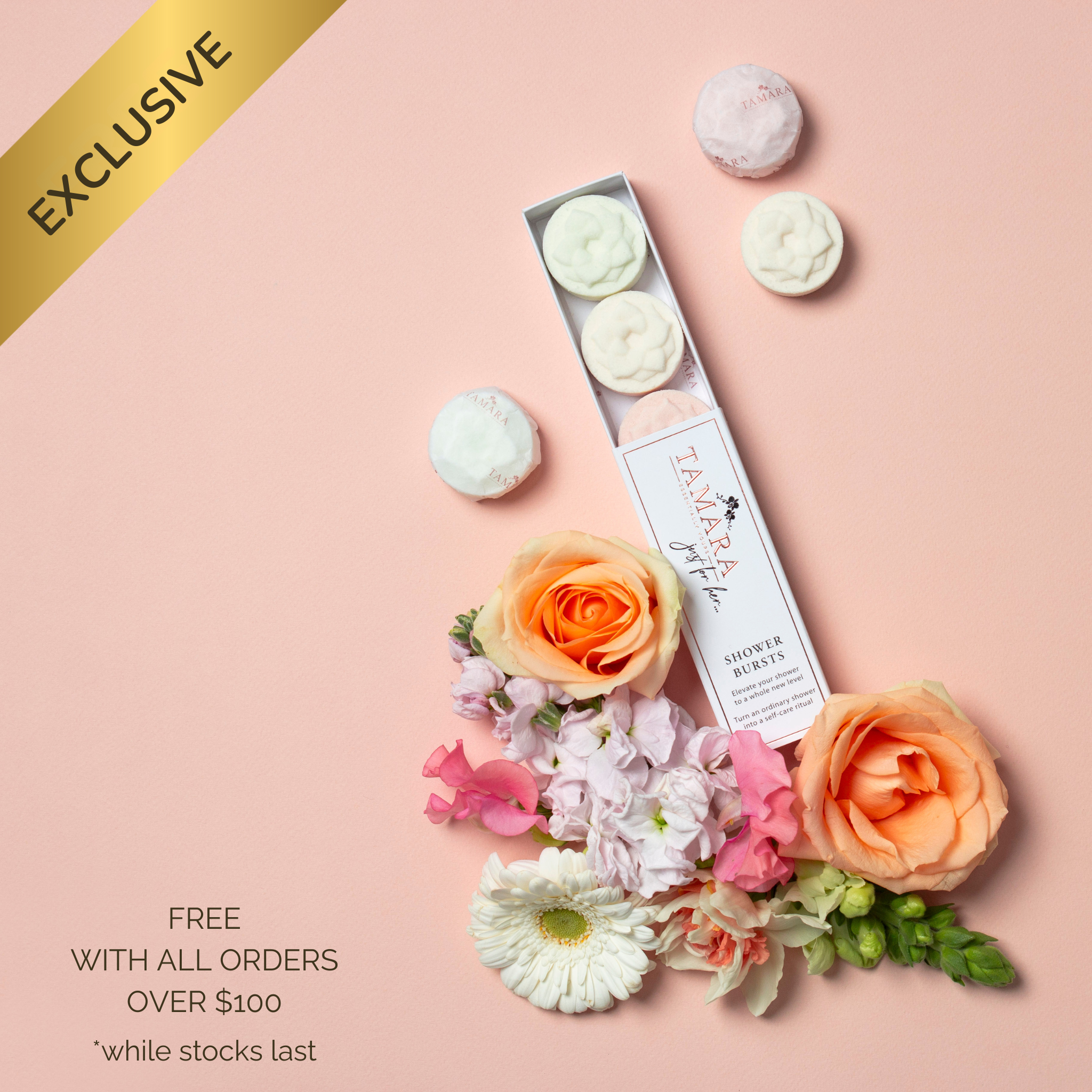 Luxe shower bursts