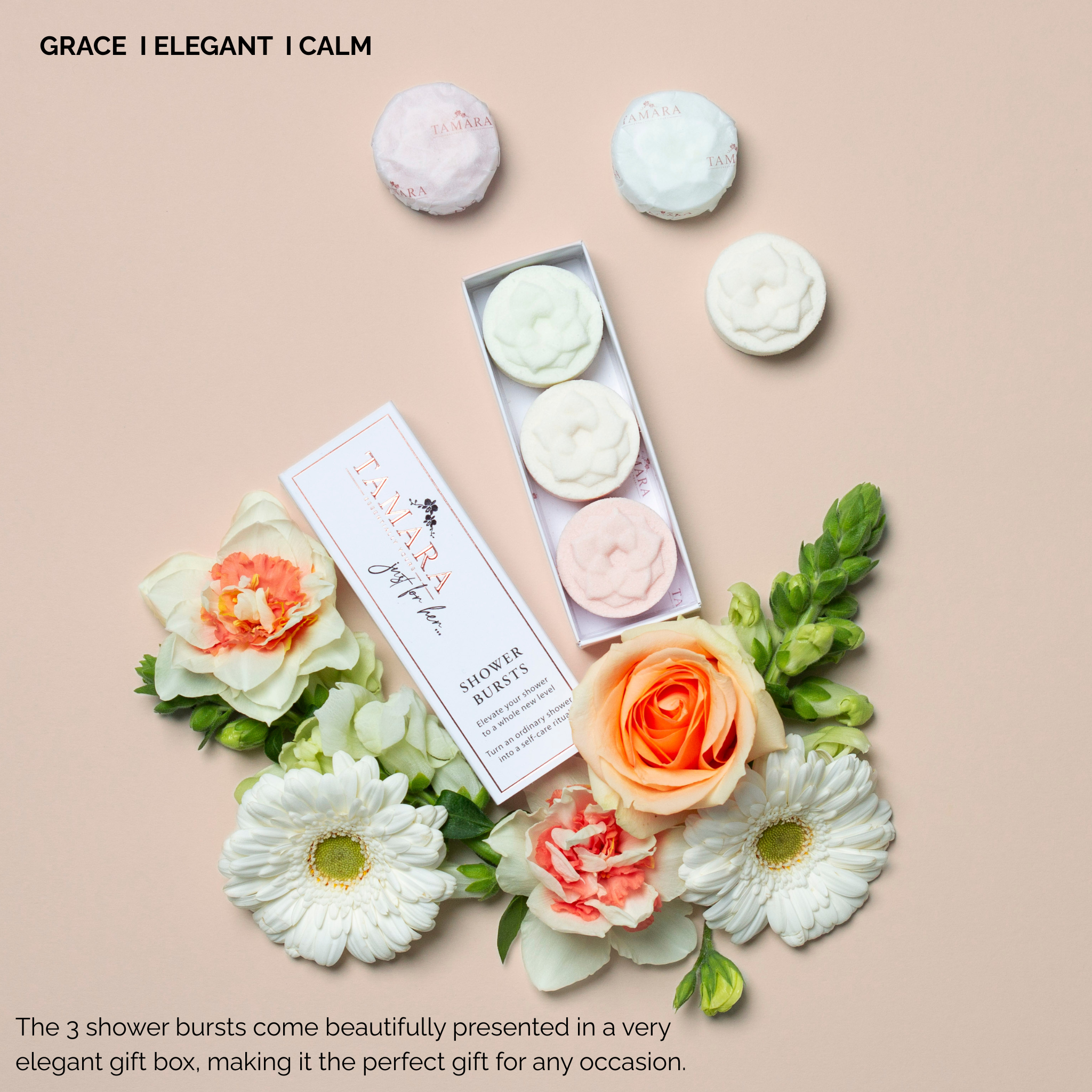 Luxe shower bursts