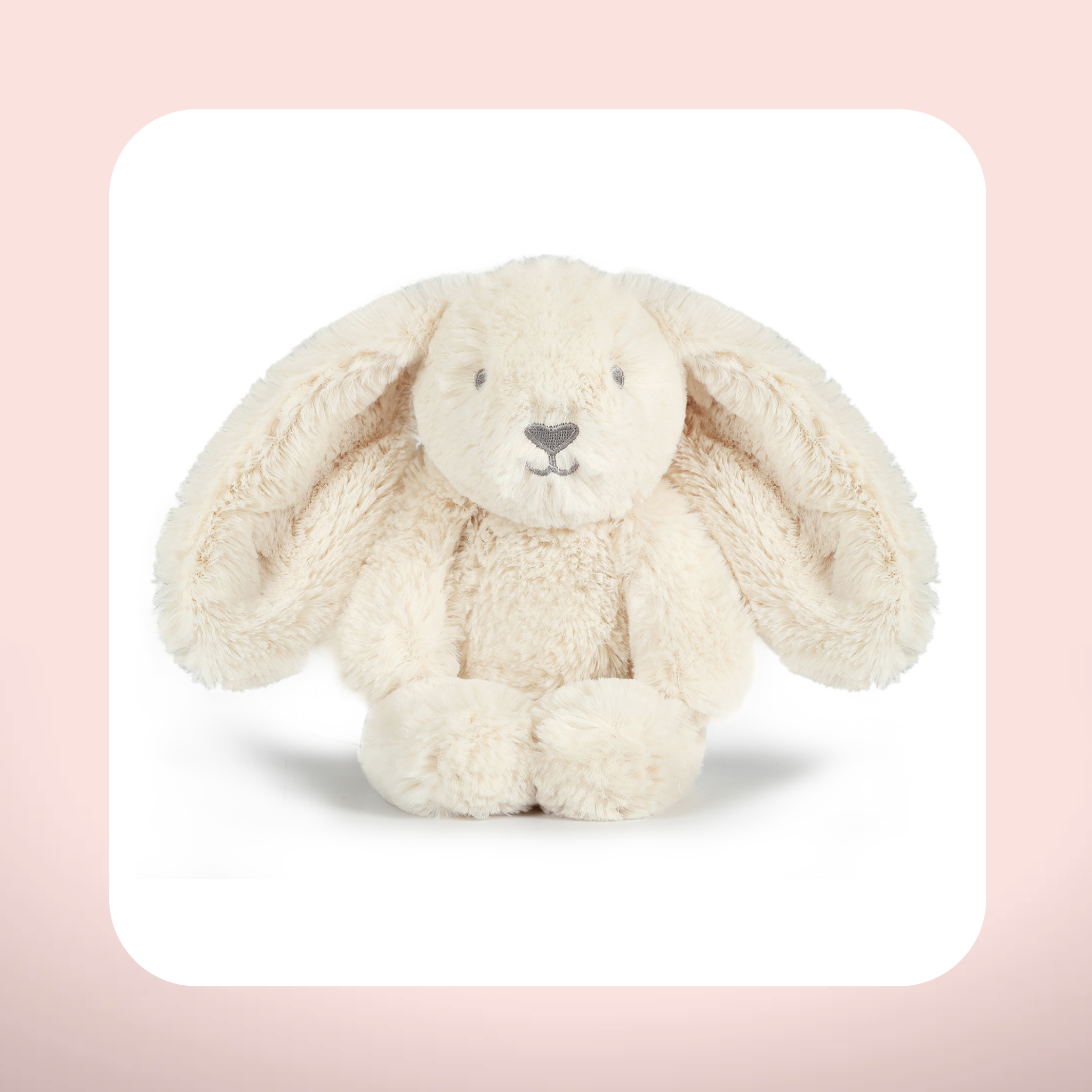 Plush Ziggy bunny, Oatmeal