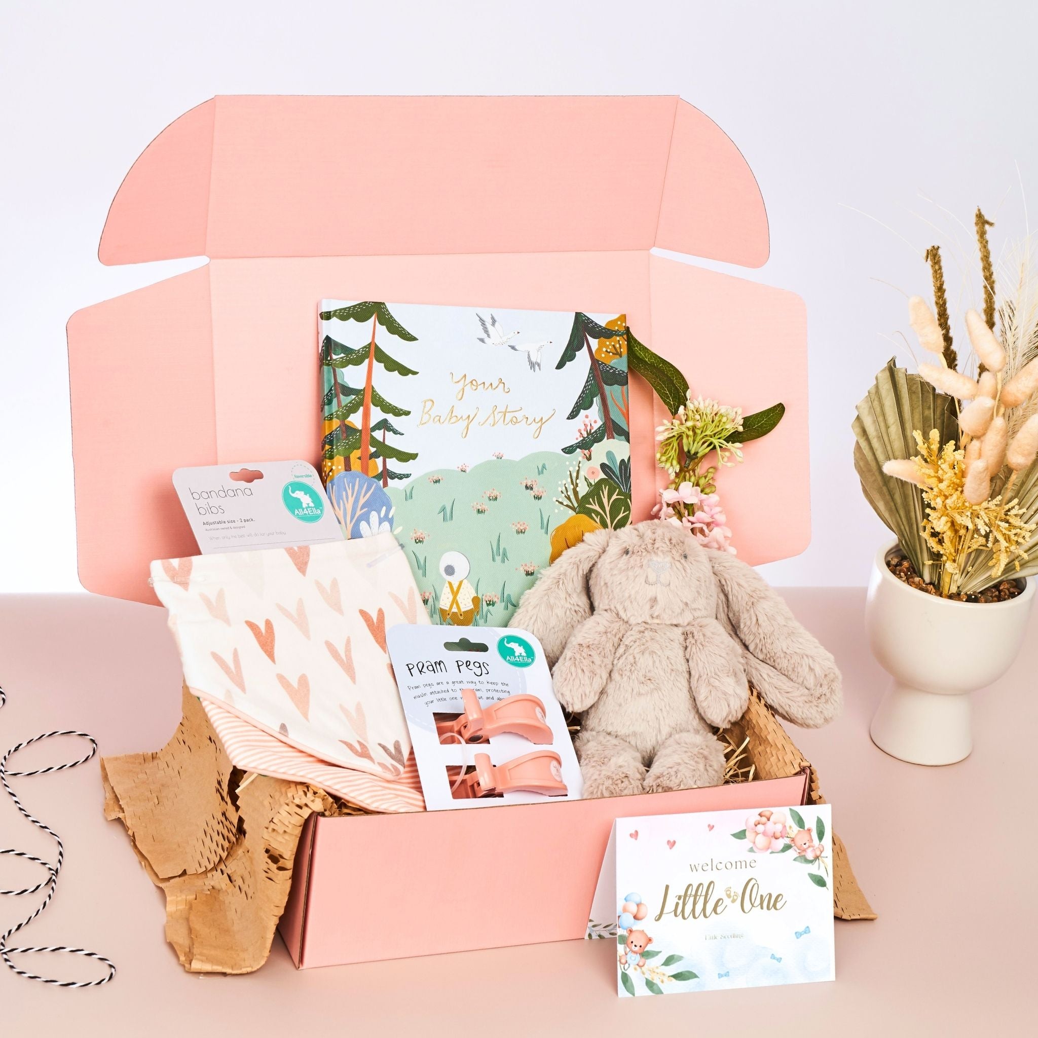 Newborn Baby Girl Hamper – Little Seedling