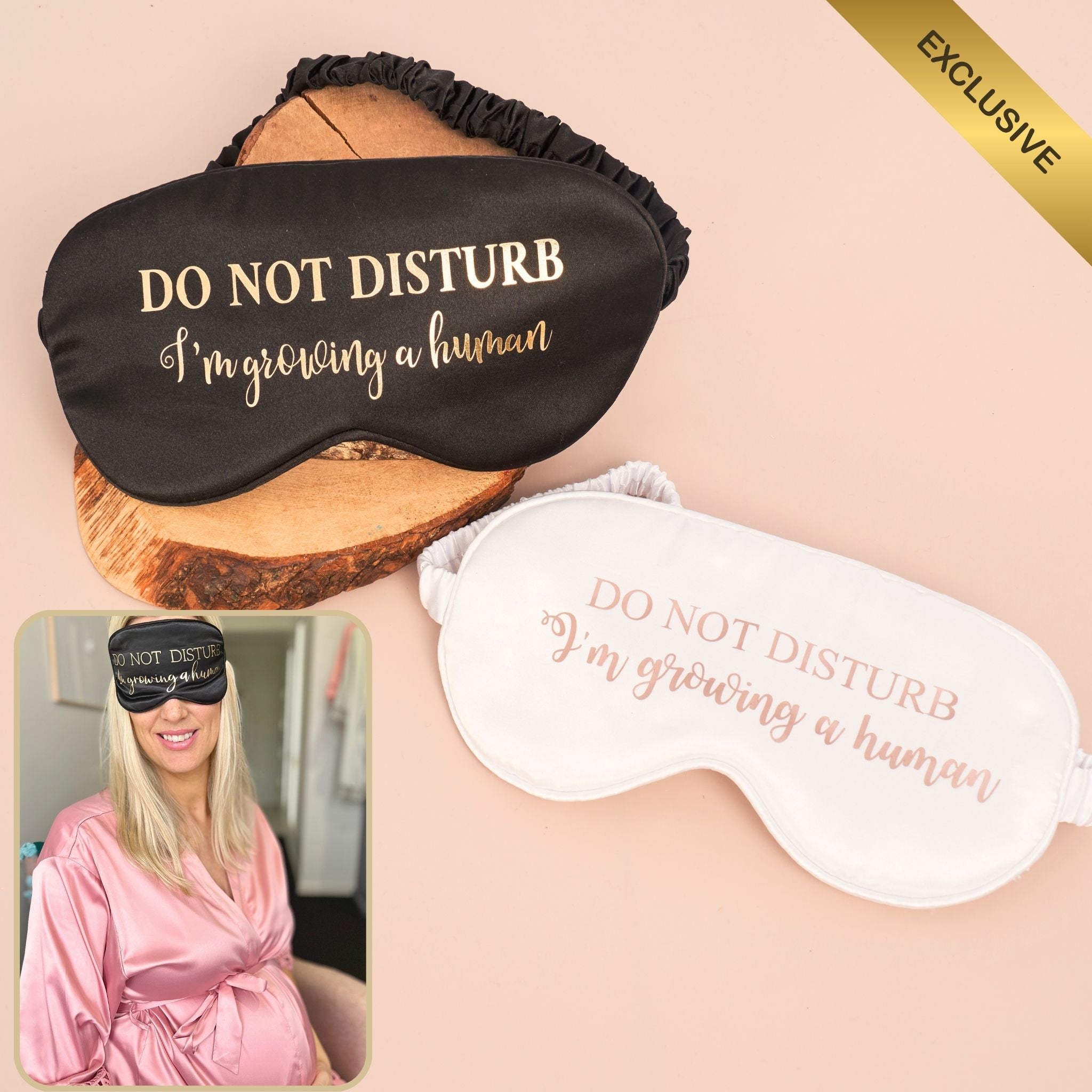 Luxe sleeping eye mask for pregnant mothers