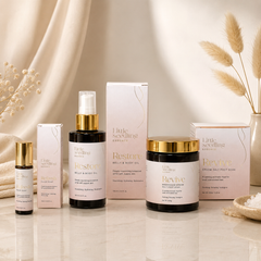 The Pregnancy Care Package by Little Seedling, a birthday gift for a mum-to-be with pregnancy-safe skincare made in Byron Bay