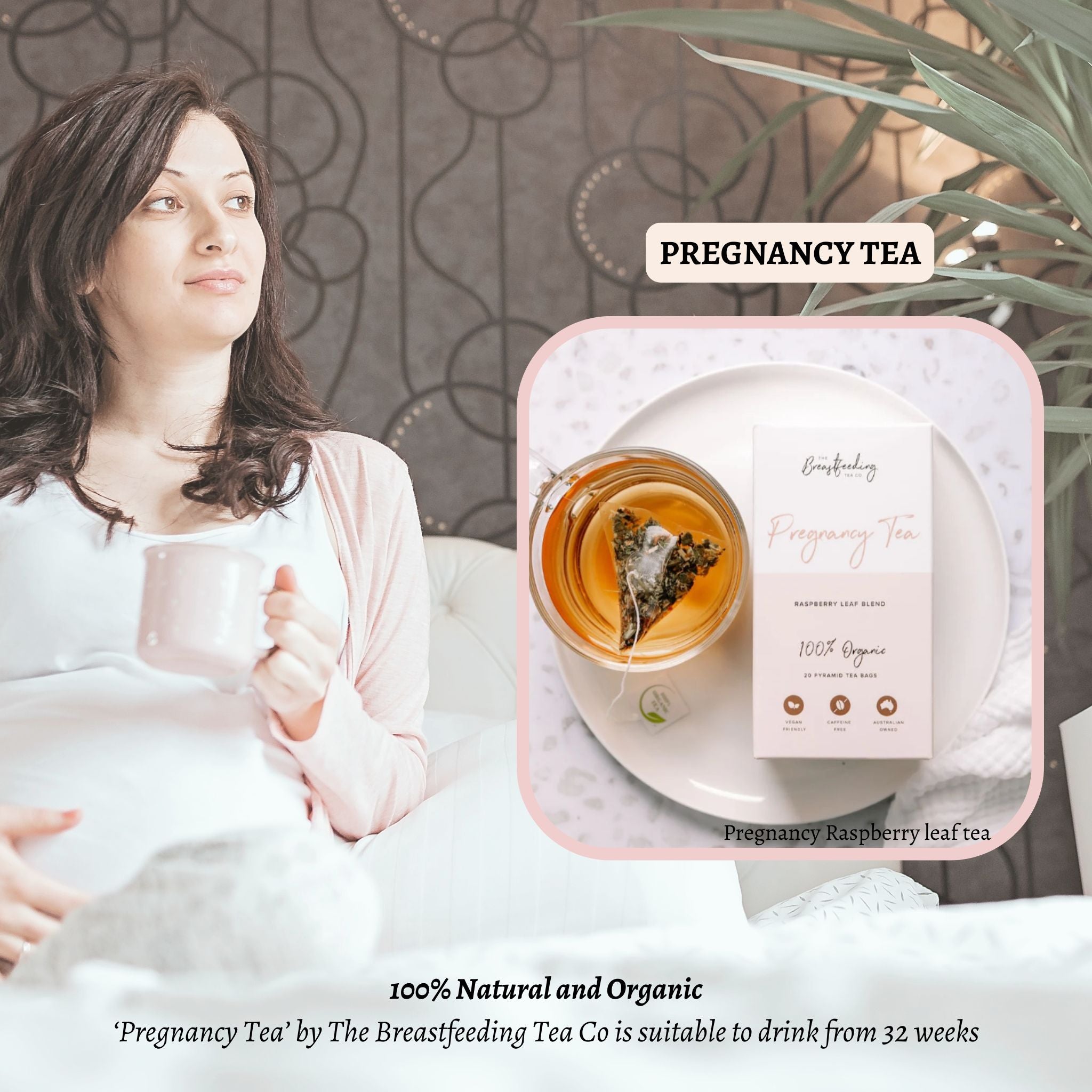 Raspberry leaf pregnancy tea