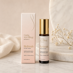 REFRESH Pulse Point Essential Oil Roller by Little Seedling Essence, natural nausea relief in pregnancy
