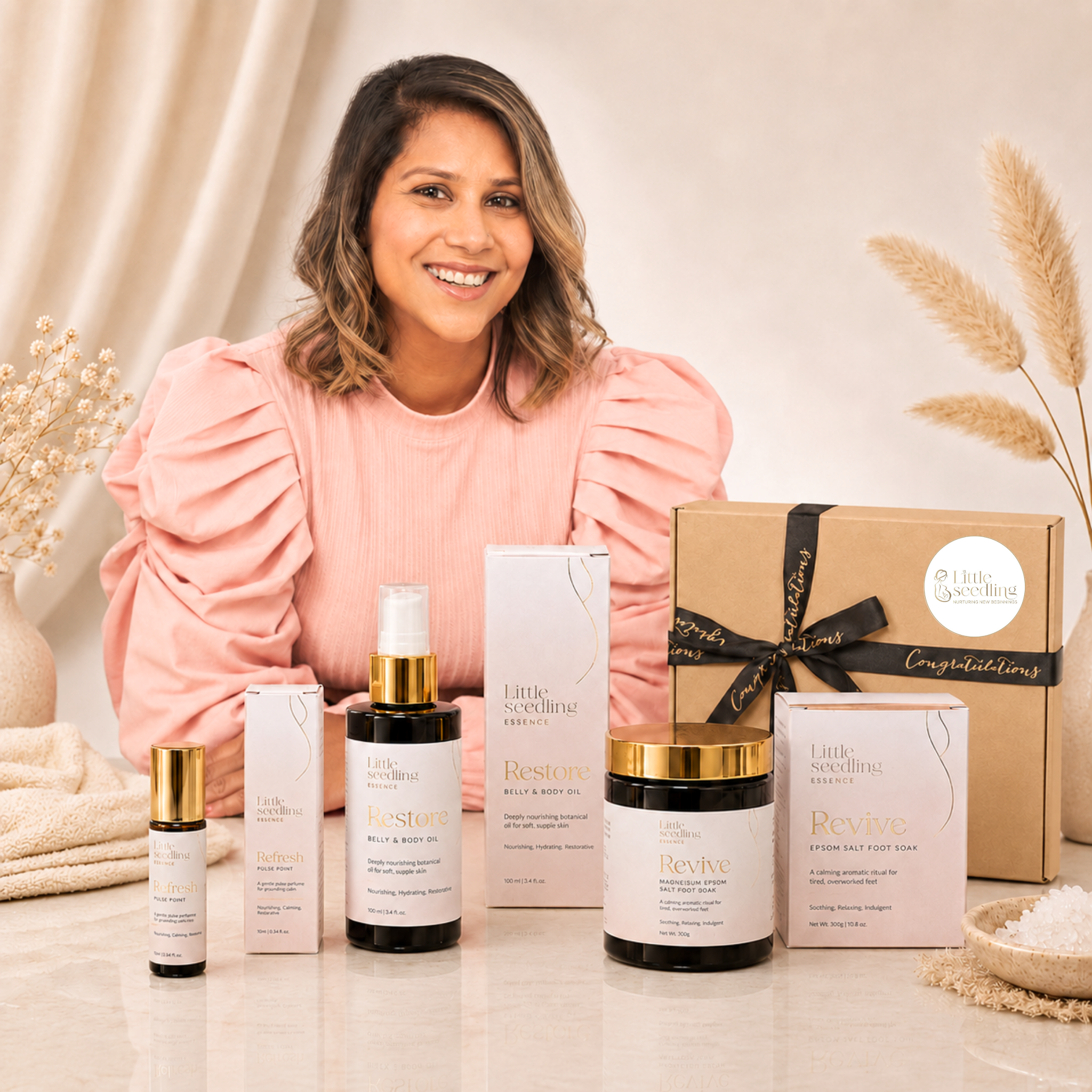 Pregnancy skincare by Little Seedling , note from Founder Tanya