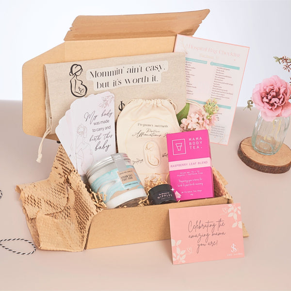 New Mom Gifts for Women, Care Package / Gift Basket Idea, Mom Who Just Gave Birth or Mother to Be or for A Baby Shower, Gender Reveal, Pregnancy or
